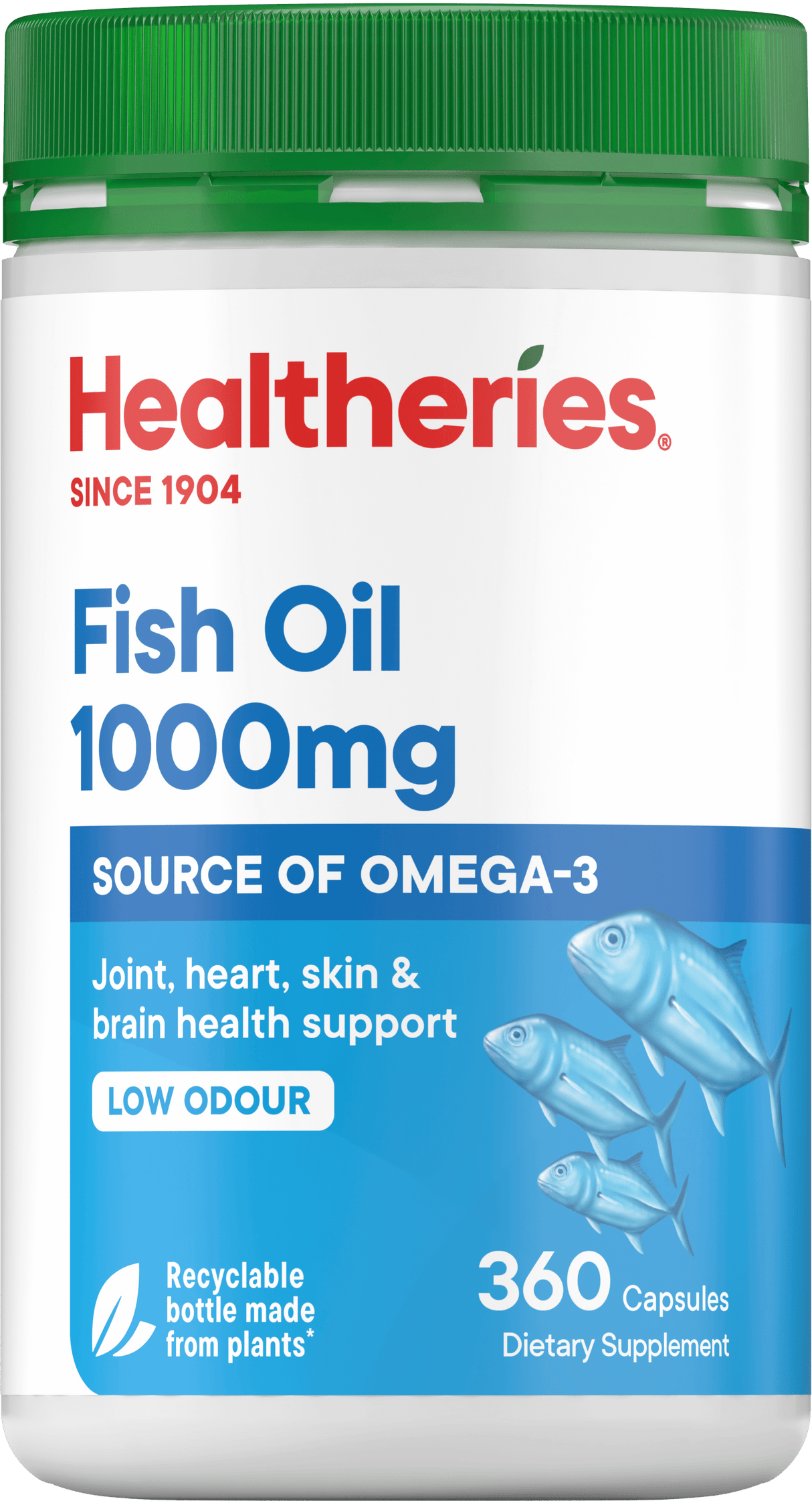 Healtheries Fish Oil 1000mg Capsules