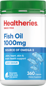 Healtheries Fish Oil 1000mg Capsules