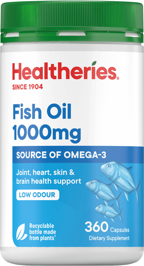 Healtheries Fish Oil 1000mg Capsules