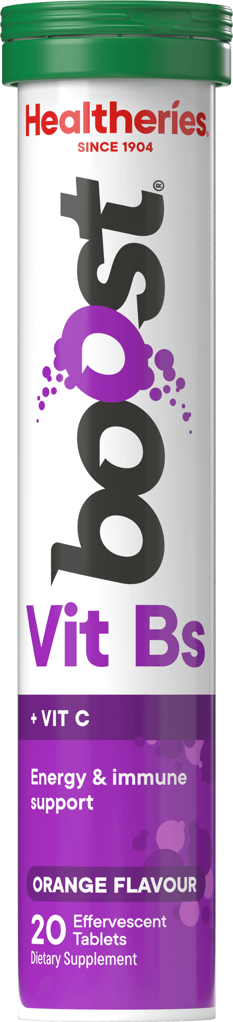 Healtheries Boost Effervescent Vit Bs Orange