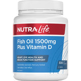 Nutralife Fish Oil 1500mg + Vitamin D