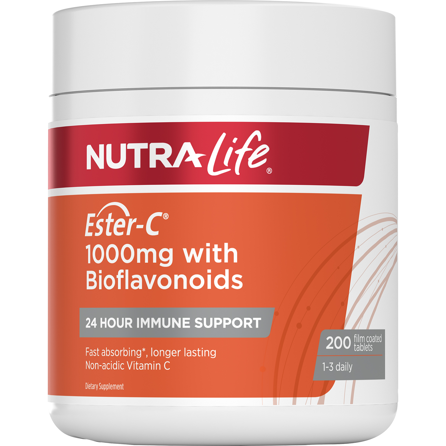 Nutralife Ester C  1000mg Plus Bioflavonoids Tablets 200