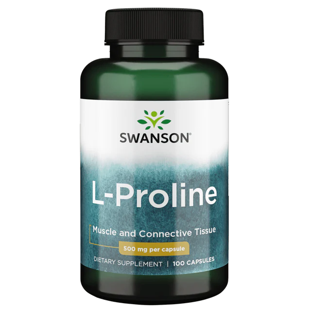 Swanson L-Proline Capsules  500mg 100