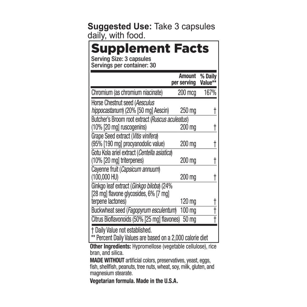 Lifeseasons Circulari-T Veg Capsules 90