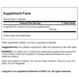 Swanson Longjax Eurycoma Longifolia Jack Extract Capsules 400mg 30
