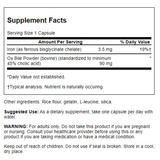 Swanson Ox Bile Capsules 60