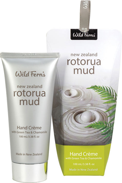 Wild Ferns Rotorua Mud Hand Creme with Green Tea & Chamomile 100g