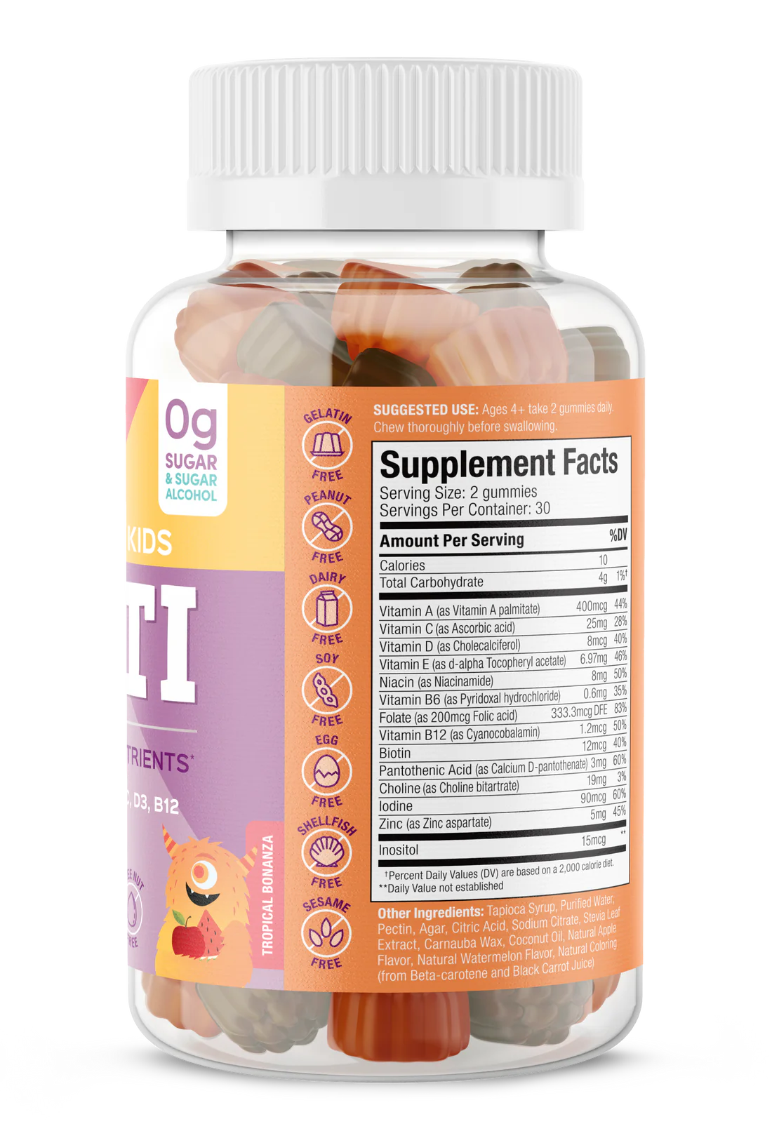 Suku Vitamins The Complete Kids Multi Gummies 60