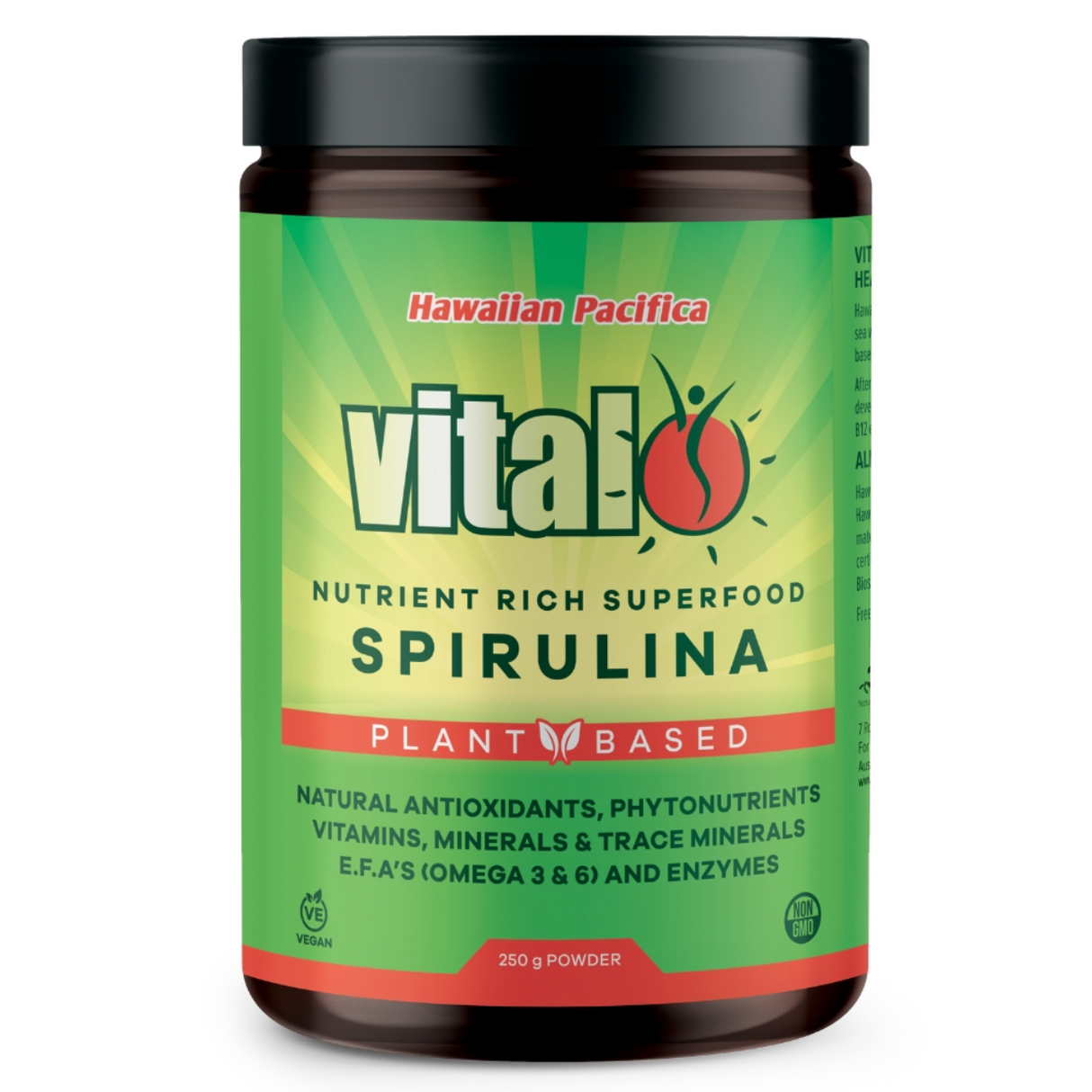 Vital Plant Based Nutrient Rich Superfood Spirulina