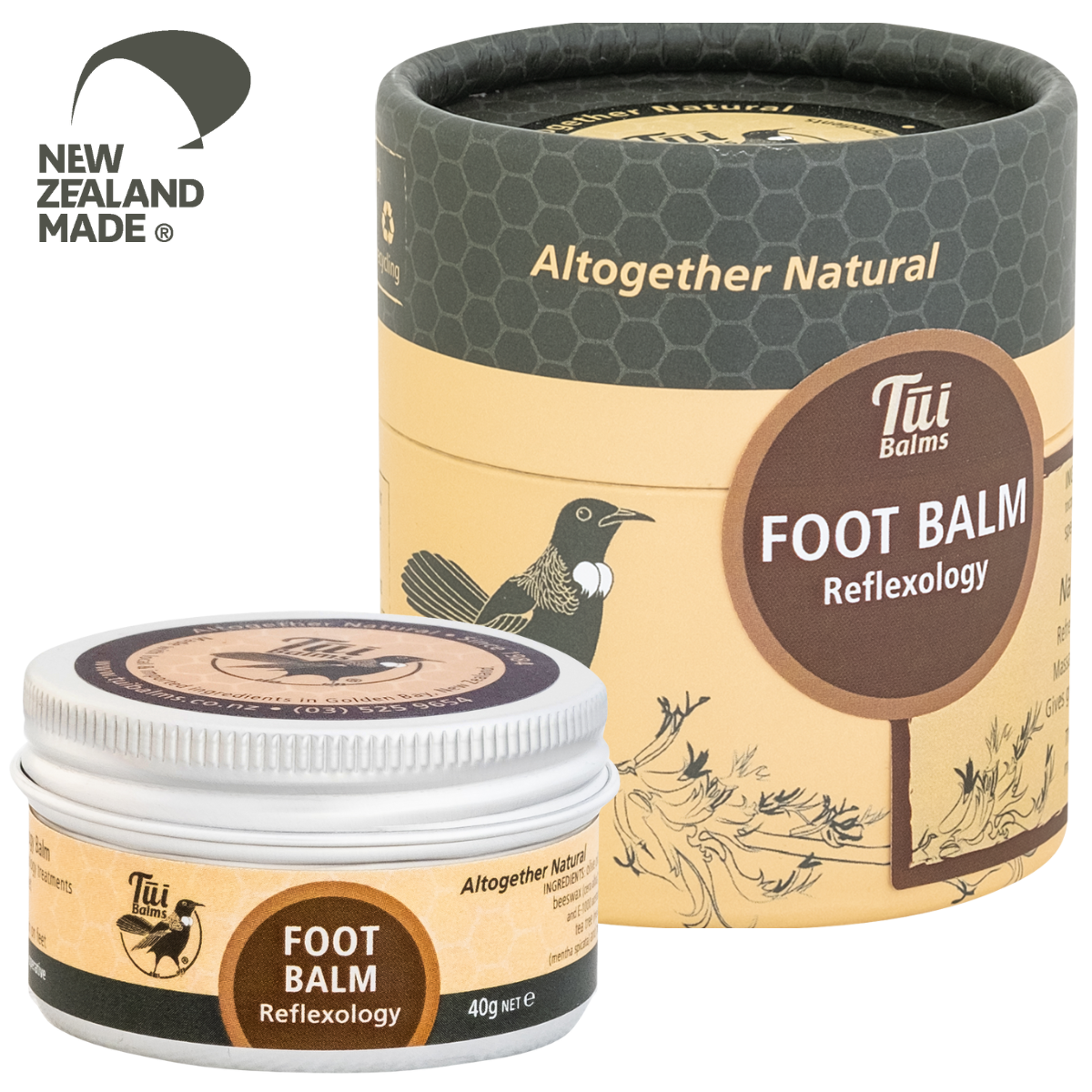 Tui Balms Foot Balm 40g Tin