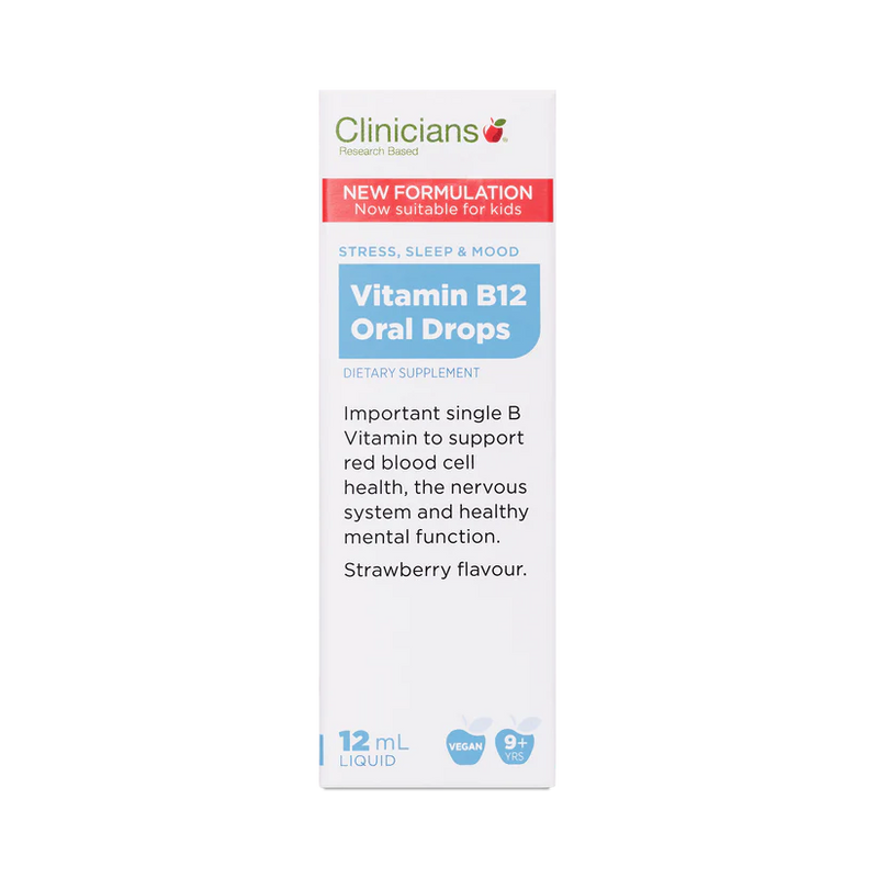 Clinicians Vitamin B12 Oral Drops 12ml