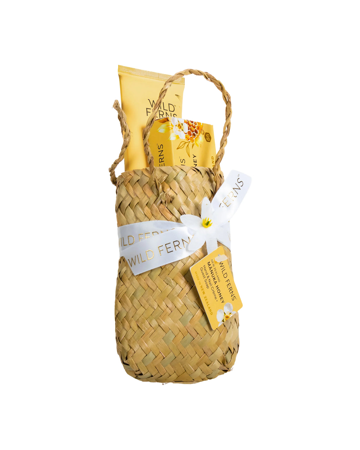 Wild Mānuka Honey Woven Basket Gift Set