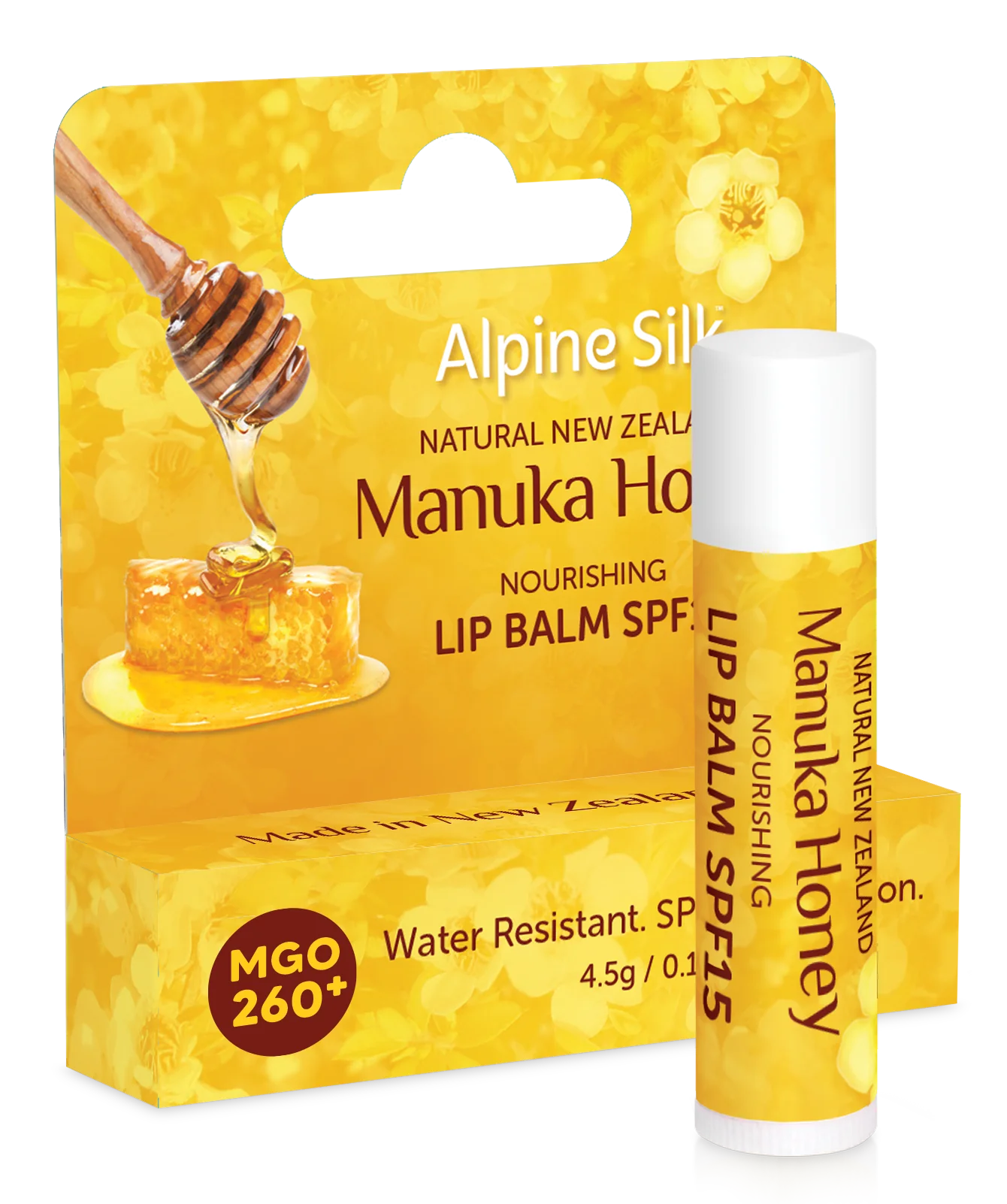 Alpine Silk Manuka Honey SPF15 Lip Balm 4.5g