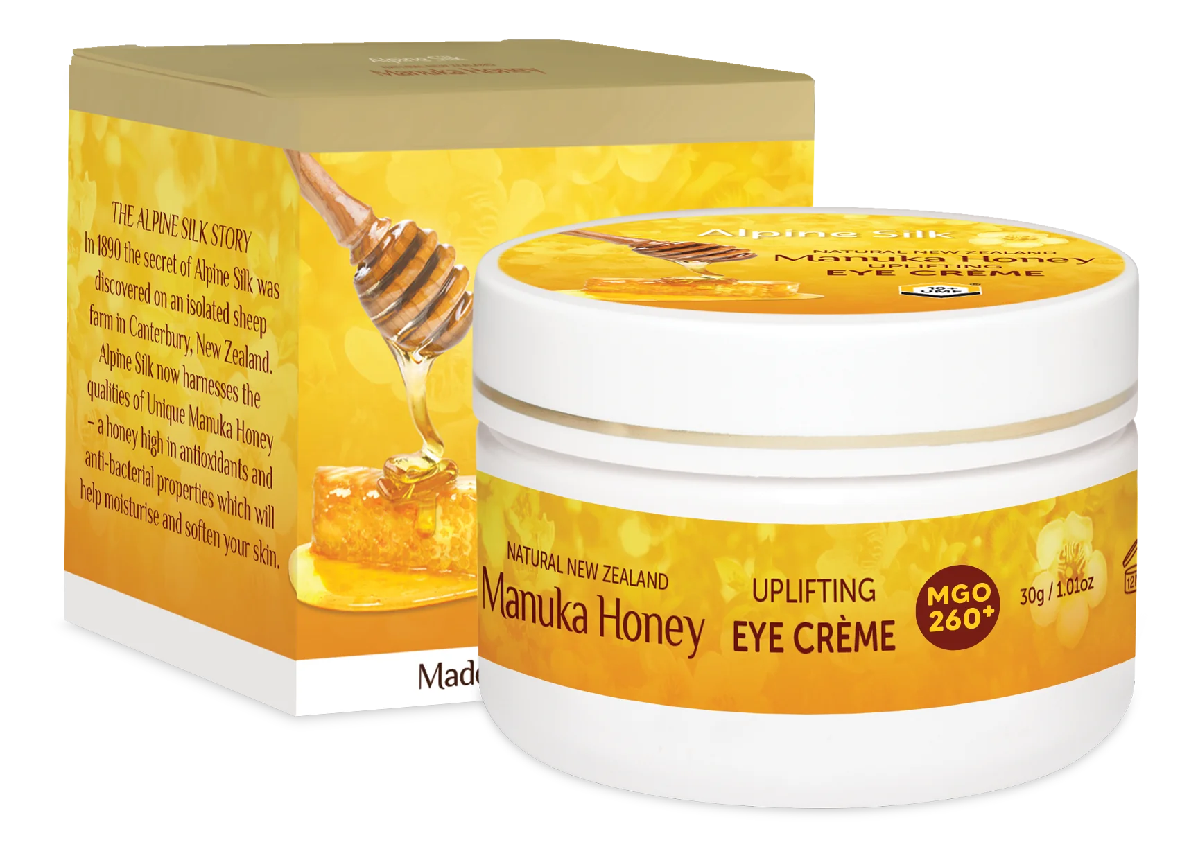 Alpine Silk Manuka Honey Uplifting Eye Cream 30g