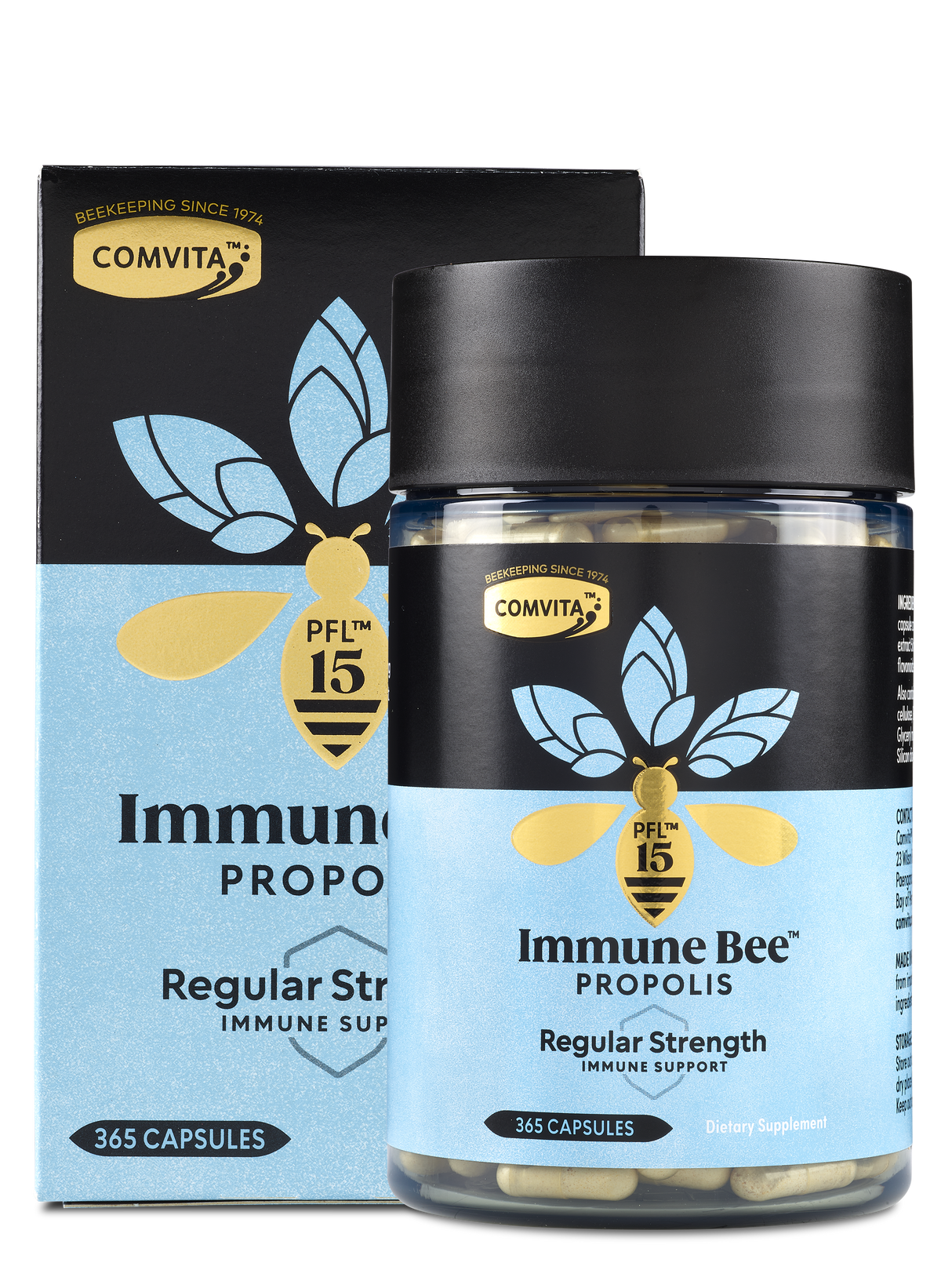 Comvita Immune Bee™ Propolis Regular Strength PFL15 Capsules 365