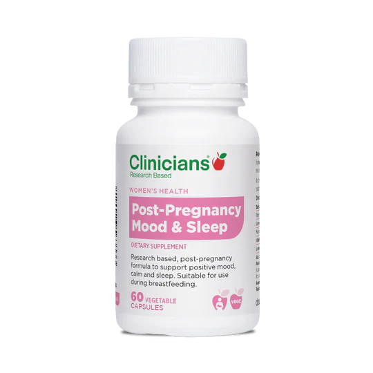 Clinicians Post-Pregnancy Mood & Sleep Vegecaps 60