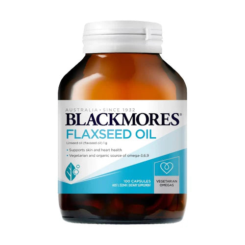 Blackmores Flaxseed Oil Vegecaps 100