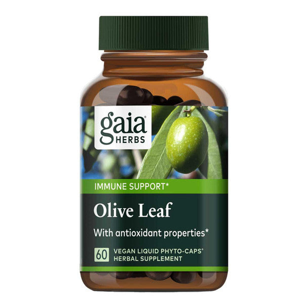 Gaia Olive Leaf Vegan Liquid Phytocaps 60