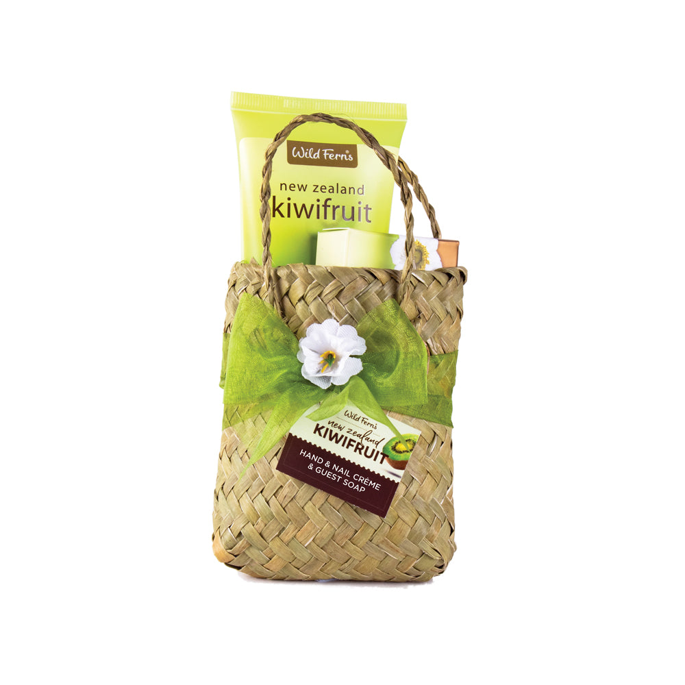 Wild Ferns Kiwifruit Flax Basket