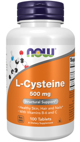 Now L-Cysteine 500 mg Tablets 100