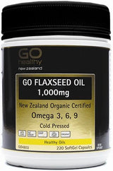Go Healthy Go Flaxseed Oil 1000mg Capsules 220