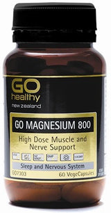 Go Magnesium 800 Vegecaps 60