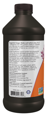 Sunflower Liquid Lecithin 473ml