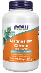 Now Magnesium Citrate Pure Powder 227g