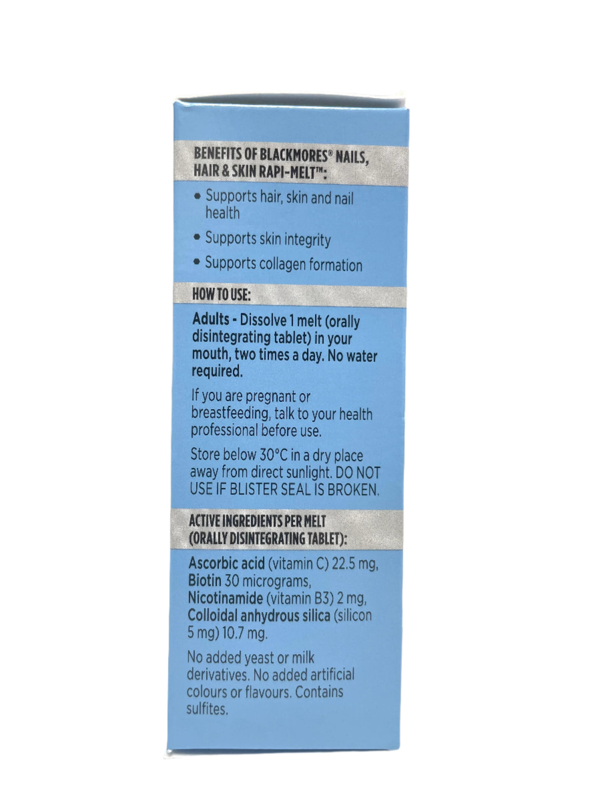 Blackmores Nails, Hair & Skin Rapi-Melt 60 Melts