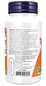 Now D-Mannose Veg 500mg Capsules 120