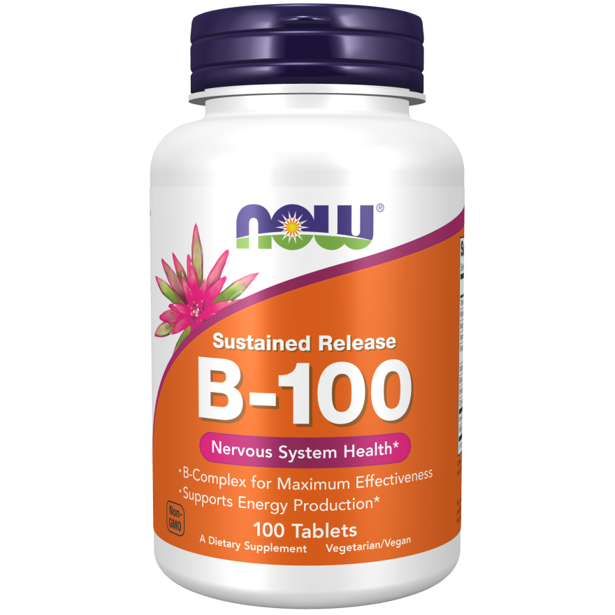 Now Vitamin B-100 Sustained Release Tablets 100