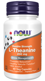 Now L-Theanine Double Strength VegeCaps 60