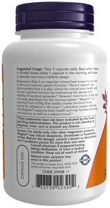 Now Magtein vegecaps 90