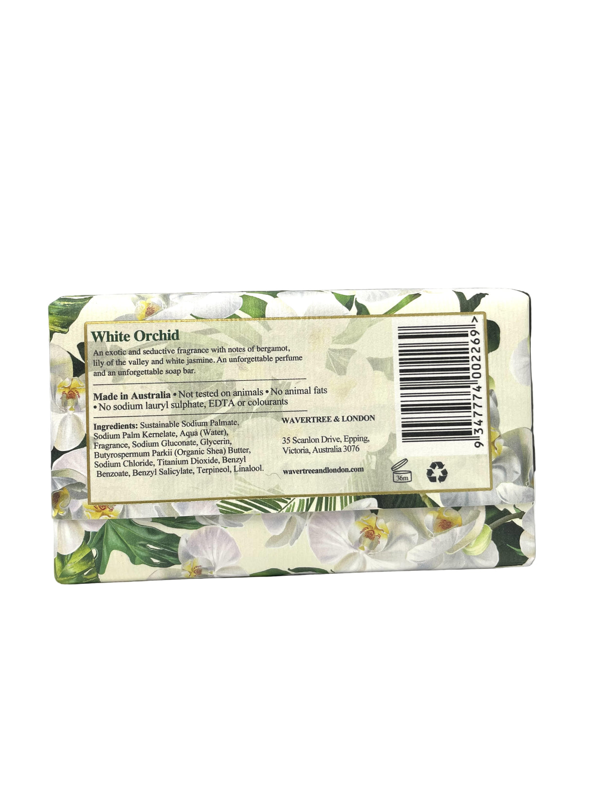 Wavertree & London White Orchid Soap Bar 200g