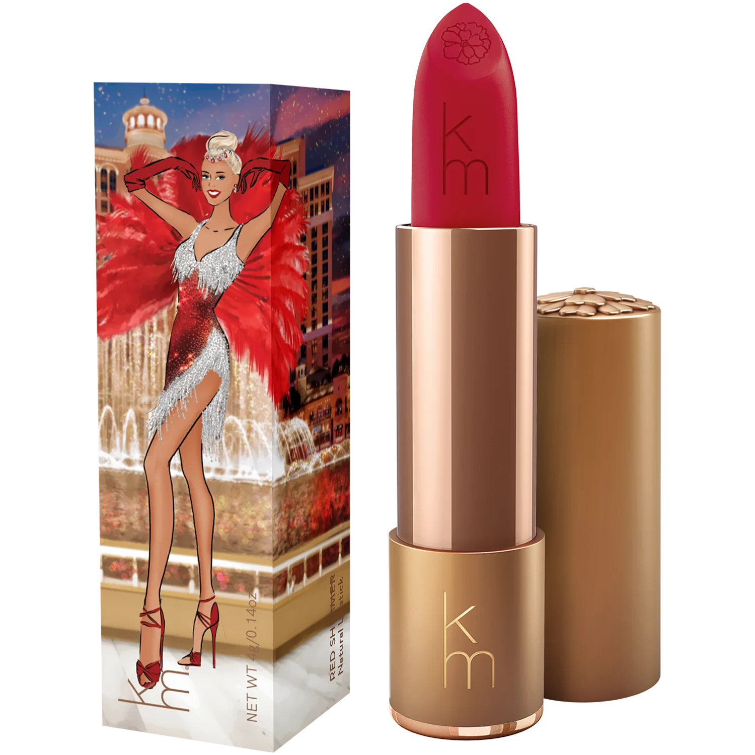 Karen Murrell Lipstick - Red Shimmer 04