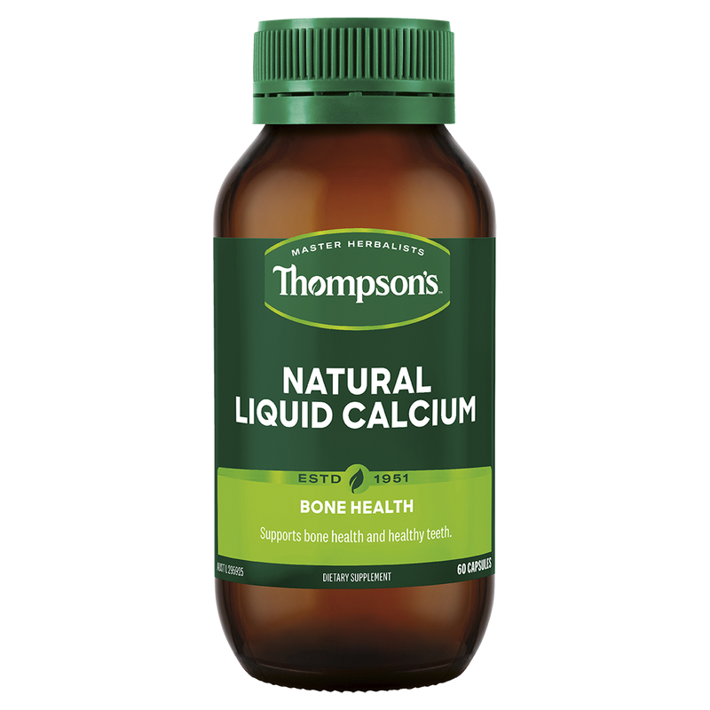 Thompsons Natural Liquid Calcium - 60 capsules