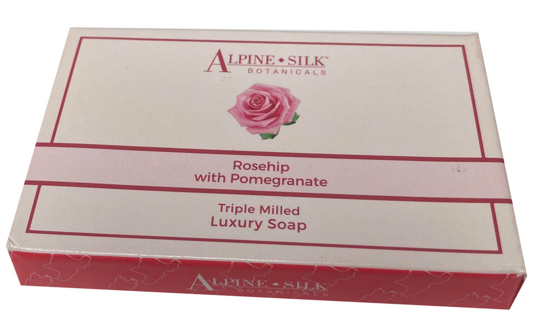 Alpine Silk Rosehip with Pomegranate Soap  40g