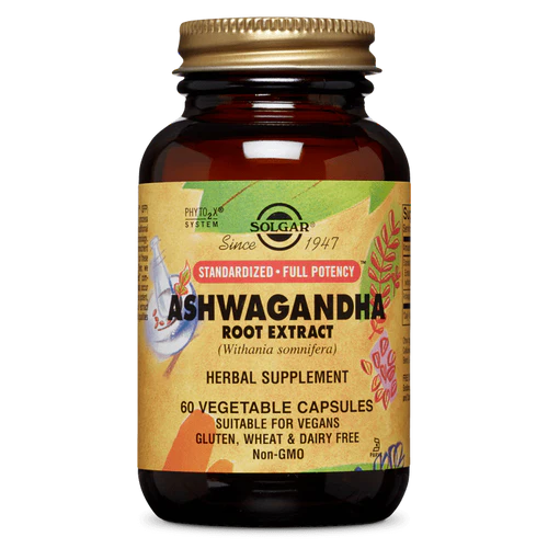 Solgar Ashwagandha Root Extract vegetable Capsules 60