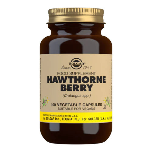 Solgar Hawthorne Berry Vegetable Capsules 100