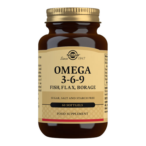 Solgar Omega 3-6-9 Fish,Flax,Borage Softgels 60