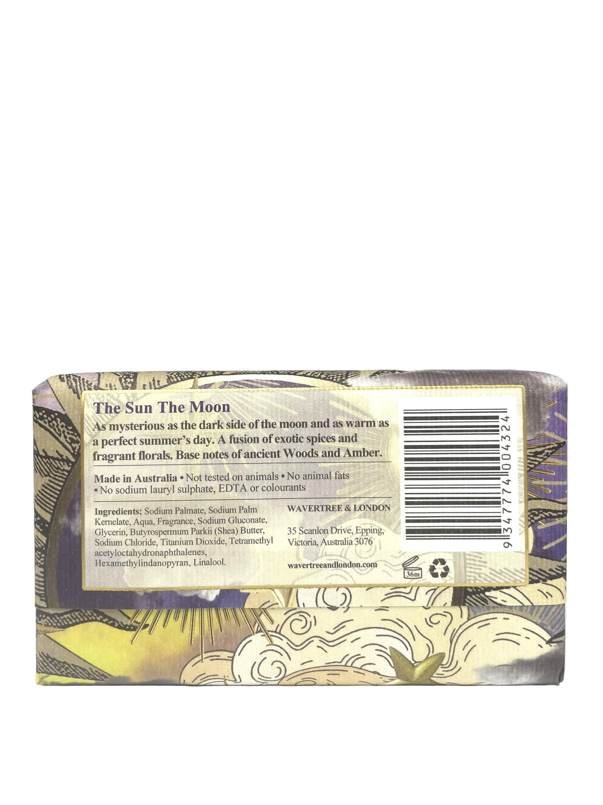 Wavertree & London The Sun The Moon Soap Bar 200g
