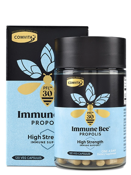 Comvita Immune Bee™ Propolis High Strength 1-A-Day PFL30 Veg Capsules