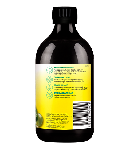 Comvita Olive Leaf Extract Peppermint Flavour - Fresh-Picked Oral Liquid 500ml