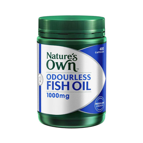 Natures Own Omega 3 Odourless Fish Oil 100mg Capsules 400