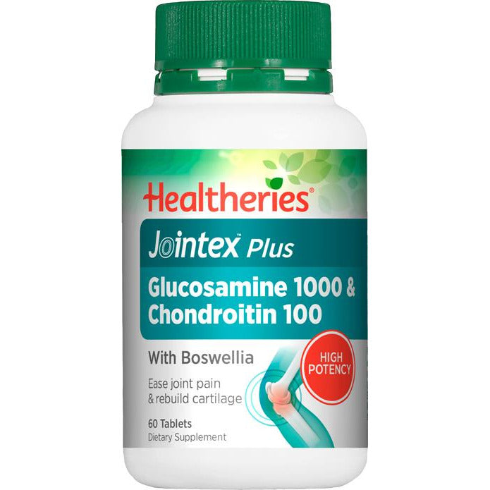Healtheries Jointex plus Glucosamine 1000 and Chondroitn 100mg tablets, 120 tabs