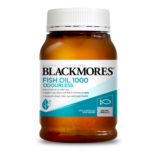 Blackmores Odourless Fish Oil 1000 Capsules 200