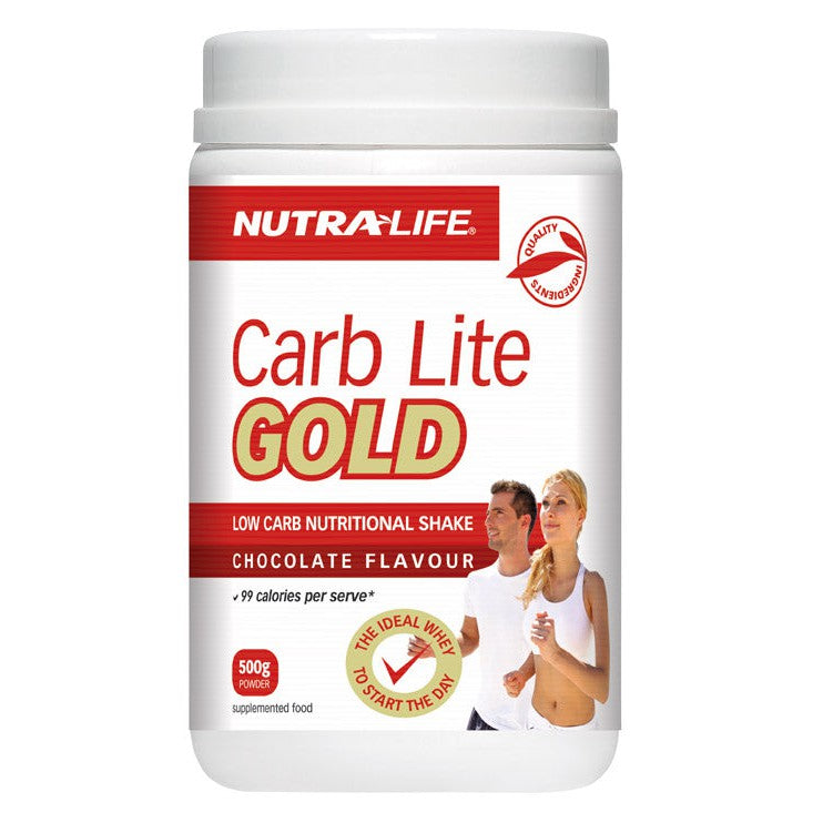 Nutralife Carb-Lite Low Carb Protein Shake Powder Chocolate 500g