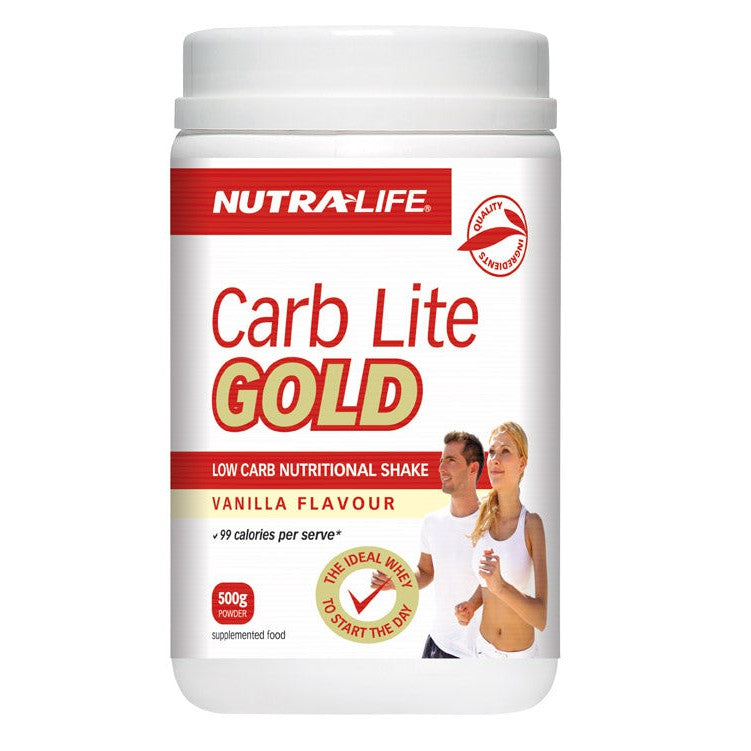 Nutralife Carb-Lite Low Carb Protein Shake Powder Vanilla 500g