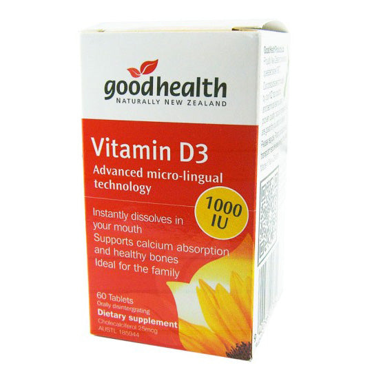 Goodhealth Vitamin D3 1000 IU Tablets 60
