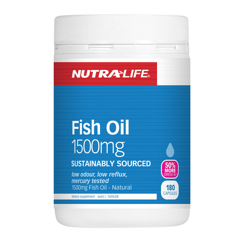 Nutralife Omega 3 Fish Oil 1500mg 180 Capsules